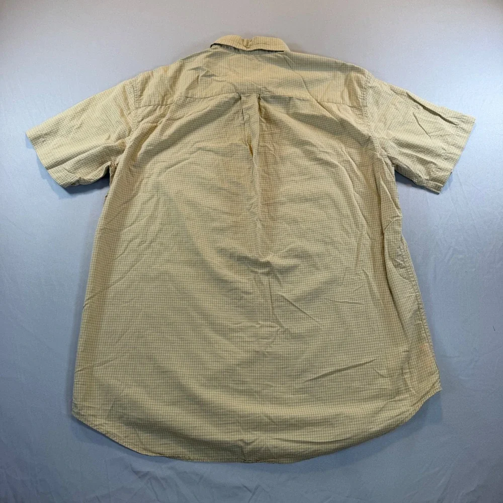 J. Crew Mens Short Sleeve Shirt Plaid Vintage Cotton M Preppy Normcore Ivy Style